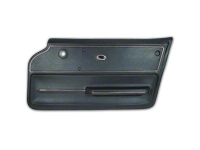 CA Vinyl Door Panel with Trim and Metal Support; Passenger Side (65-66 Corvette C2 Convertible)
