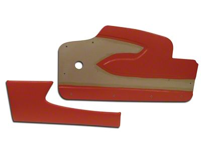 Vinyl Door Panels with Metal Supports (1958 Corvette C1)