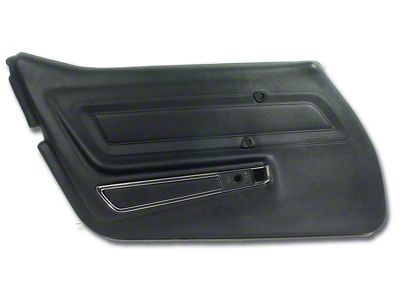 CA Vinyl Standard Door Panel; Driver Side (1977 Corvette C3)