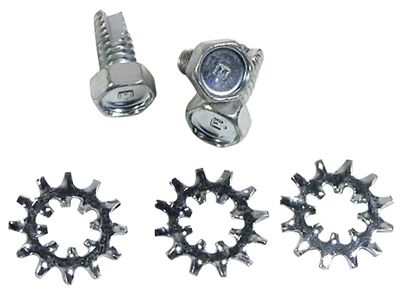 1963 Corvette Voltage Regulator Mount Screws. 6 Piece Set