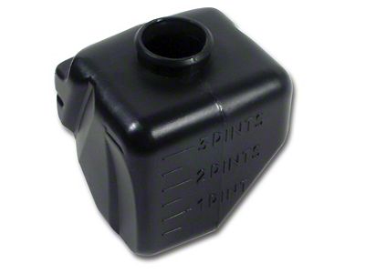 1968-1969 Corvette Washer Bottle. Black without Air Conditioning