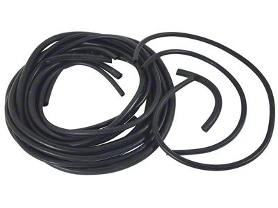 1958-1961 Corvette Washer Hose Set. Ribbed Fuel Injection