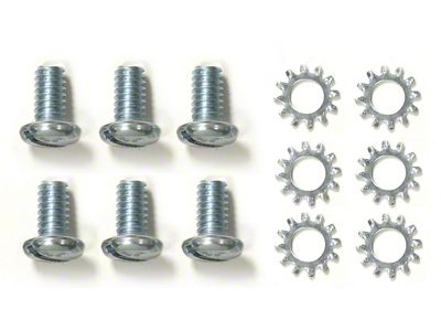 Auto Accessories of America 1956-1962 Corvette Water Pump Backplate Screw Set. 6 Piece