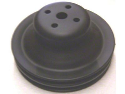 1966-1967 Corvette Water Pump Pulley - Double Groove 327 engine 300-350hp - Repro