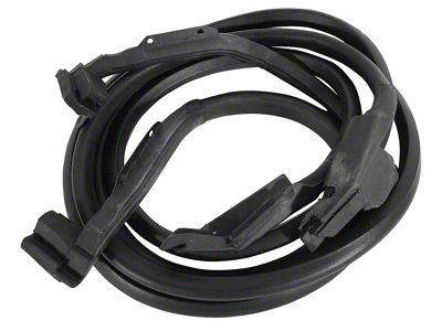 CA 1969-1975 Corvette Weatherstrip - Door Mains Convertible Latex