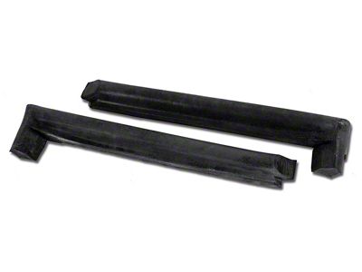 1978-1982 Corvette Weatherstrip - Door Window Verticals Coupe Latex