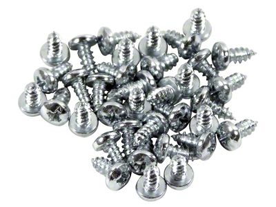 Weatherstrip Fastener Kit; 36-Piece (63-67 Corvette C2 Coupe)