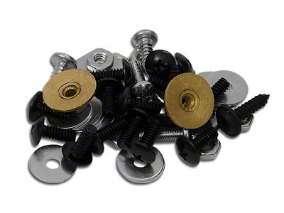 1968-1975 Corvette Weatherstrip Fastener Kit. Convertible Top 50 Piece