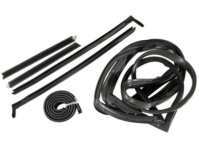Weatherstrip Hard Top Kit; 6-Pieces (61-62 Corvette C1)