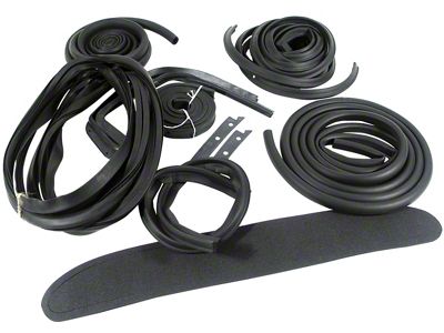 Weatherstrip Kit; 16-Pieces (1959 Corvette C1)