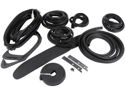 Weatherstrip Kit; 16-Pieces (59-60 Corvette C1)