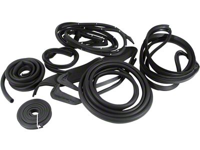 Weatherstrip Kit; 16-Pieces (61-62 Corvette C1)