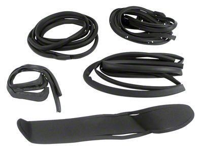 Weatherstrip Kit; 8-Pieces (61-62 Corvette C1)