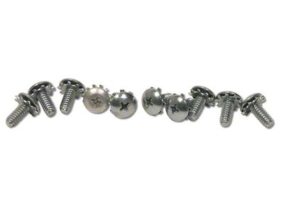 1963-1967 Corvette Weatherstrip/Lower Molding Screw Set. Hardtop Rear Lower