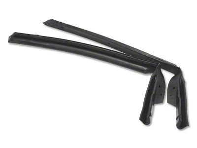 1968-1972 Corvette Weatherstrip - Pillar Posts - Complete