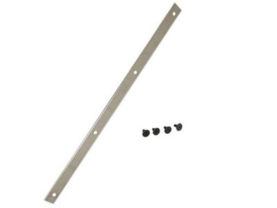 1963-1967 Corvette Weatherstrip Retainer. Convertible Body Hinge Pillar Stnlss Steel
