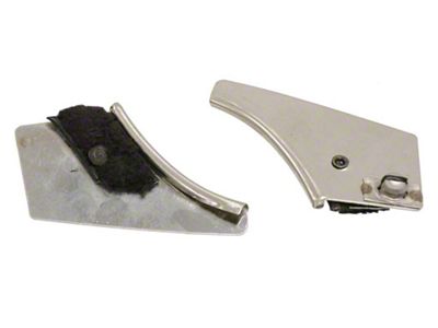 1964-1967 Corvette Window Channel Corner Reinforcements. Coupe Side
