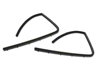 1964-1967 Corvette Window Channels. Coupe Rear/Upper