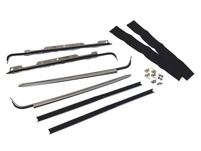 1959-1962 Corvette Window Felt/Door Garnish Molding Set