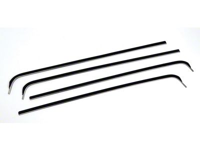 1956-1962 Corvette Window Felts. Inner and Outer 4 Piece Set
