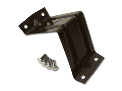 1956-1962 Corvette Window Stop Bracket. with Rivet Lower Driver Side