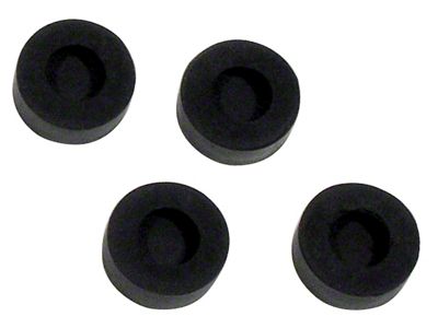 1956-1962 Corvette Window Stop Bumpers. Upper 4 Piece