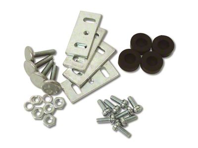 1956-1962 Corvette Window Stop Kit. Upper