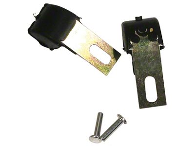 1956-1958 Corvette Window Stops. Upper with Rivets; Door