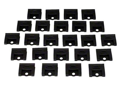 Windshield Molding Clips; 26-Piece (64-67 Corvette C2 Coupe)