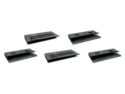 Windshield Molding Clips; Center Wiper Door (68-72 Corvette C3)