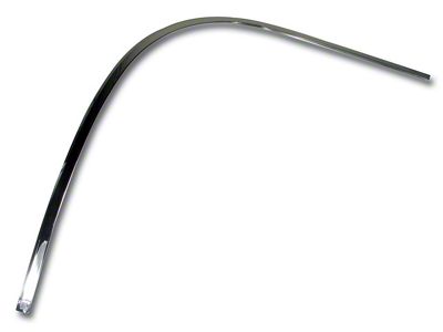1964-1967 Corvette Windshield Molding. Coupe Outer Lower Passenger Side