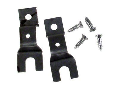 1963-1967 Corvette Windshield Molding End Retainers. Lower Interior