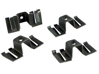1963-1967 Corvette Windshield Molding Retainers. Lower Interior 4 Piece