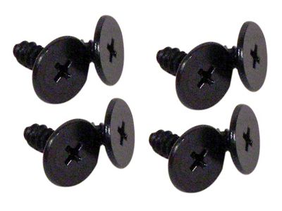 1963-1967 Corvette Windshield Pillar Weatherstrip Retainer Screws - 8pc
