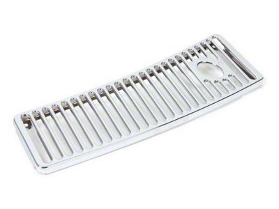 1963-1967 Corvette Windshield Wiper Vent Grille - Chrome, Driver Side