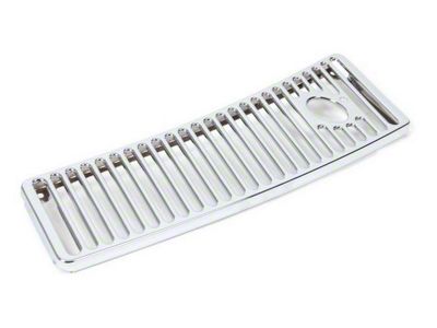 1963-1967 Corvette Windshield Wiper Vent Grille - Chrome, Passenger Side