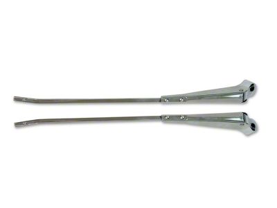 1956-1962 Corvette Wiper Arms with Lower Spring Shields