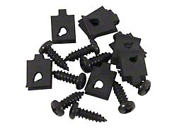CA 1963-1967 Corvette Wiper Grille Mount Screws and Nuts 16 Piece Set
