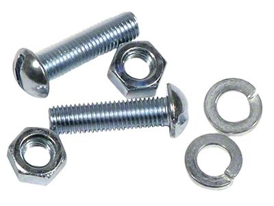 Wiper Motor Mount Plate Screws; 6-Pieces (56-62 Corvette C1)