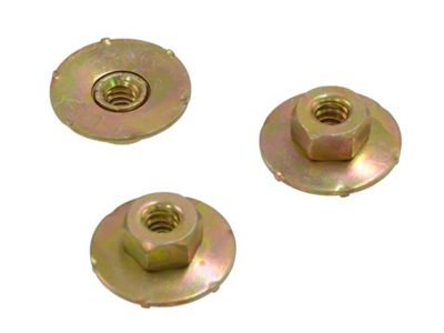 1968-1982 Corvette Wiper Motor Mounting Nut Set. 3 Piece