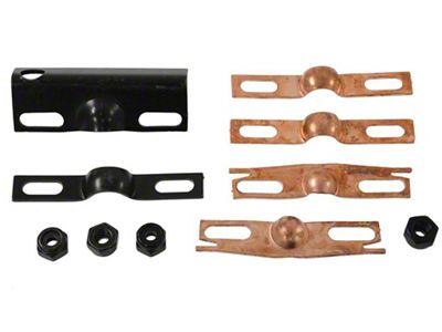 1968-1982 Corvette Wiper Motor Transmission Copper Plated Steel Pivot Plate