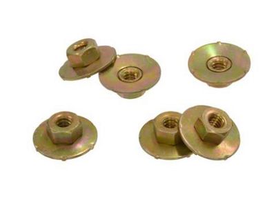 1968-1982 Corvette Wiper Transmission Mount Nuts. 6 Piece