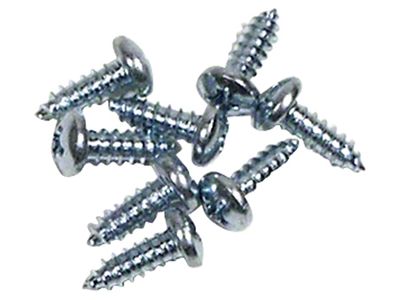 Wire Cover Floor Plate Screws; 8-Pieces (58-62 Corvette C1)