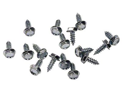 Door Access Plate Screws; 16-Pieces (68-82 Corvette C3)