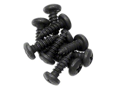 Door Main Weatherstrip Screw Set; 10-Pieces (68-82 Corvette C3)