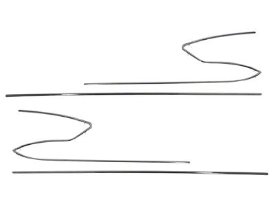 Door Panel S-Trim; 12-Pieces (58-61 Corvette C1)