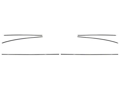 Door Panel Trim; 6-Pieces (1962 Corvette C1)