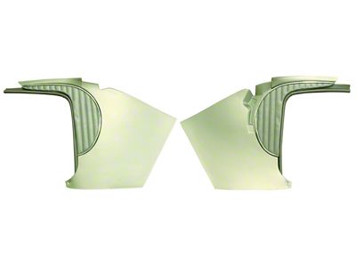 ABS Plastic Deluxe Kick Panels (1962 Corvette C1)