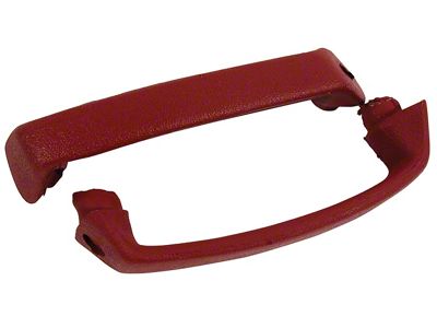 CA ABS Plastic Inner Door Handles; Firethorn (1976 Corvette C3)