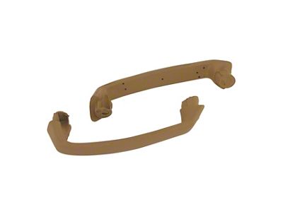 ABS Plastic Inner Door Handles; Light Saddle (70-72 Corvette C3)
